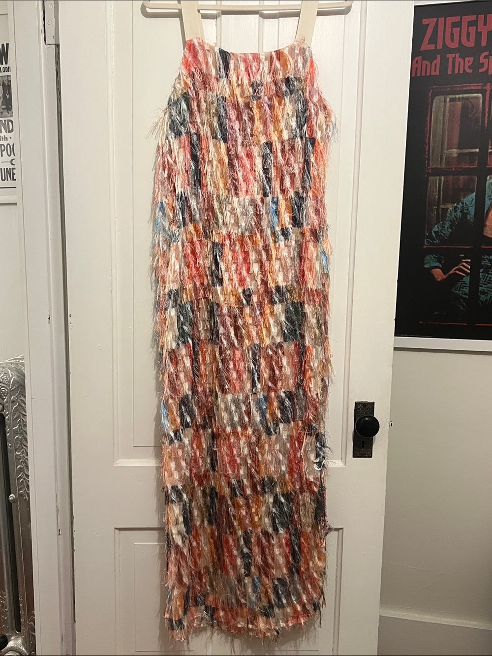 Multicolor Fringe Dress - New w out tags
